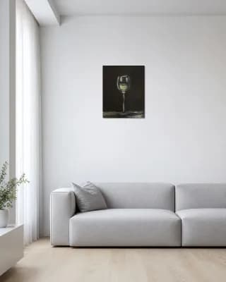 Chardonnay shown in Minimalist Living Room