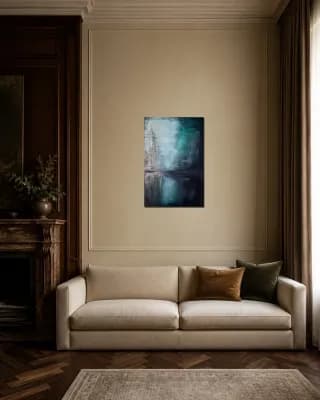 Dream Forest shown in Classic Living Room