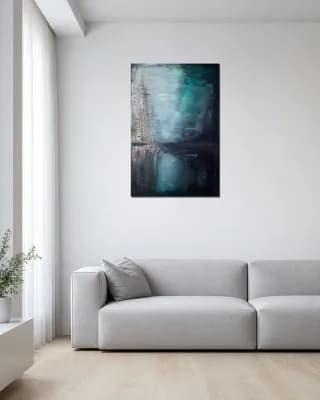 Dream Forest shown in Minimalist Living Room