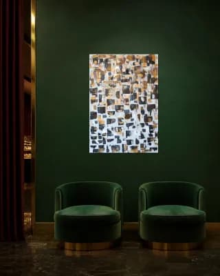 DUBAI shown in Hotel Lounge
