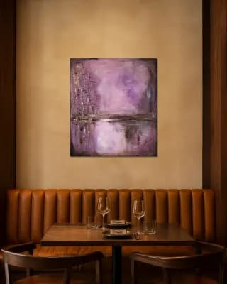 Fairy Spring Forest shown in Restaurant