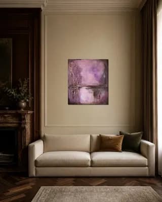 Fairy Spring Forest shown in Classic Living Room