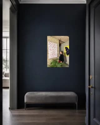 Fan Dance Japan shown in Entryway