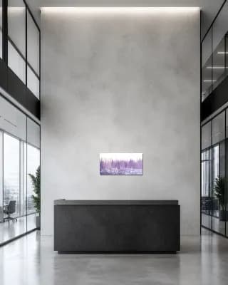FRESH LAVENDER shown in Office Lobby