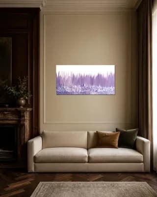 FRESH LAVENDER shown in Classic Living Room