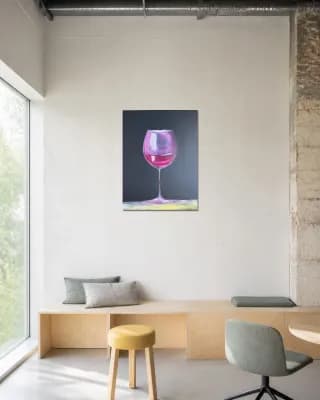 Holiday Cabernet Glow shown in Creative Office