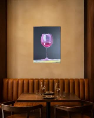 Holiday Cabernet Glow shown in Restaurant