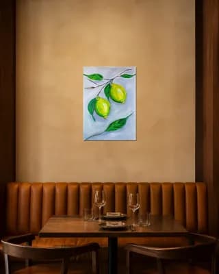 Mediterranean Lemon Branch shown in Restaurant