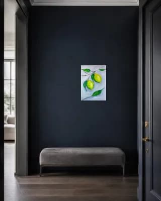 Mediterranean Lemon Branch shown in Entryway