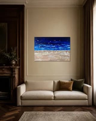 Midnight Shoreline shown in Classic Living Room
