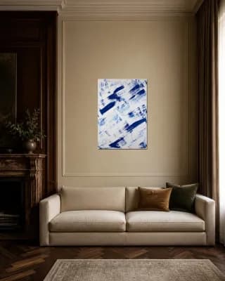 NEW YORK #4 shown in Classic Living Room