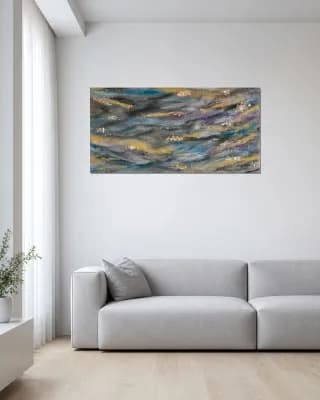 PLANET NEPTUNE shown in Minimalist Living Room
