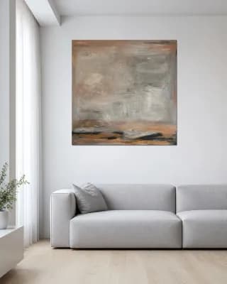 PLANET URAN shown in Minimalist Living Room
