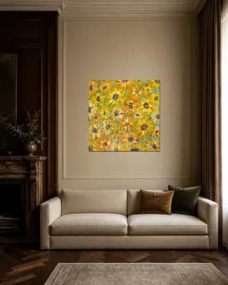 Summer Solstice shown in Classic Living Room