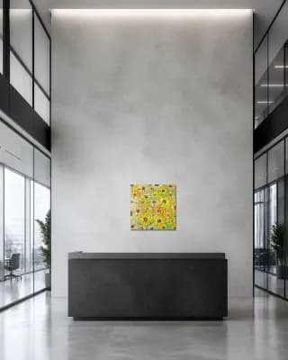 SUNFLOWER shown in Office Lobby