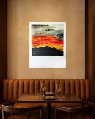 SUNSET IN ROME shown in Restaurant