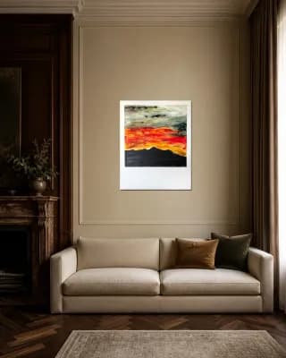 SUNSET IN ROME shown in Classic Living Room