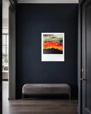 SUNSET IN ROME shown in Entryway