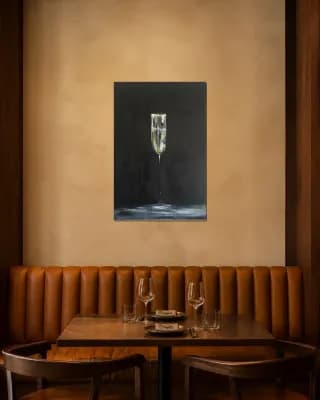 The Elegance of Sparkling Moment shown in Restaurant