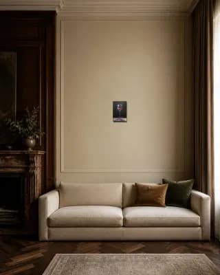 Vino Red shown in Classic Living Room