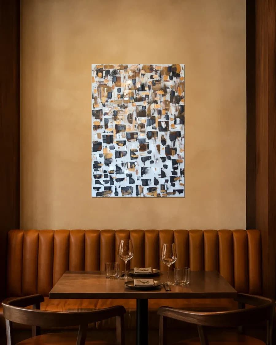 ABSTRACT #2 shown in an interior