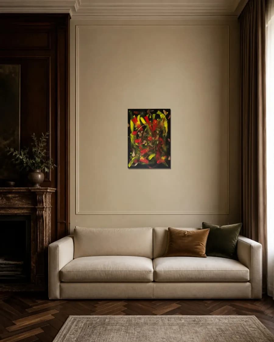 Abstract #35 shown in an interior