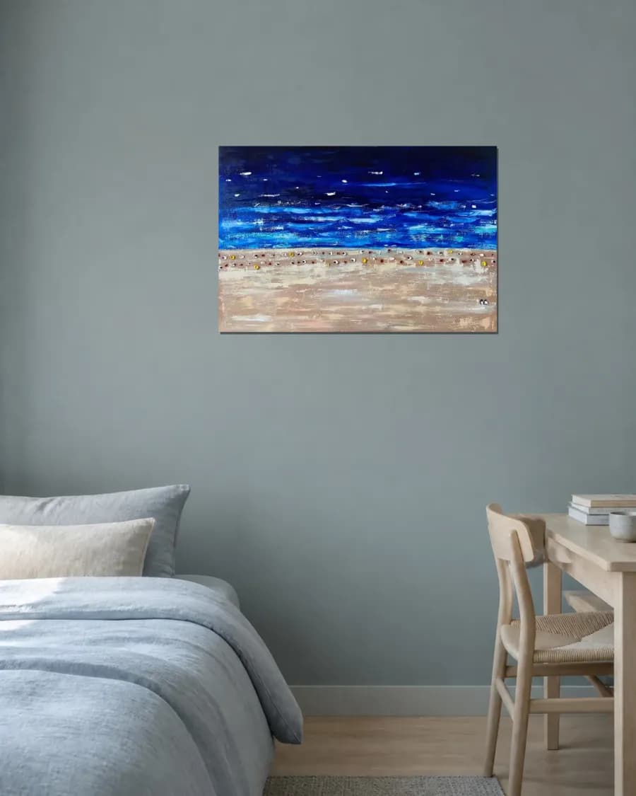 abstract art shown in an interior