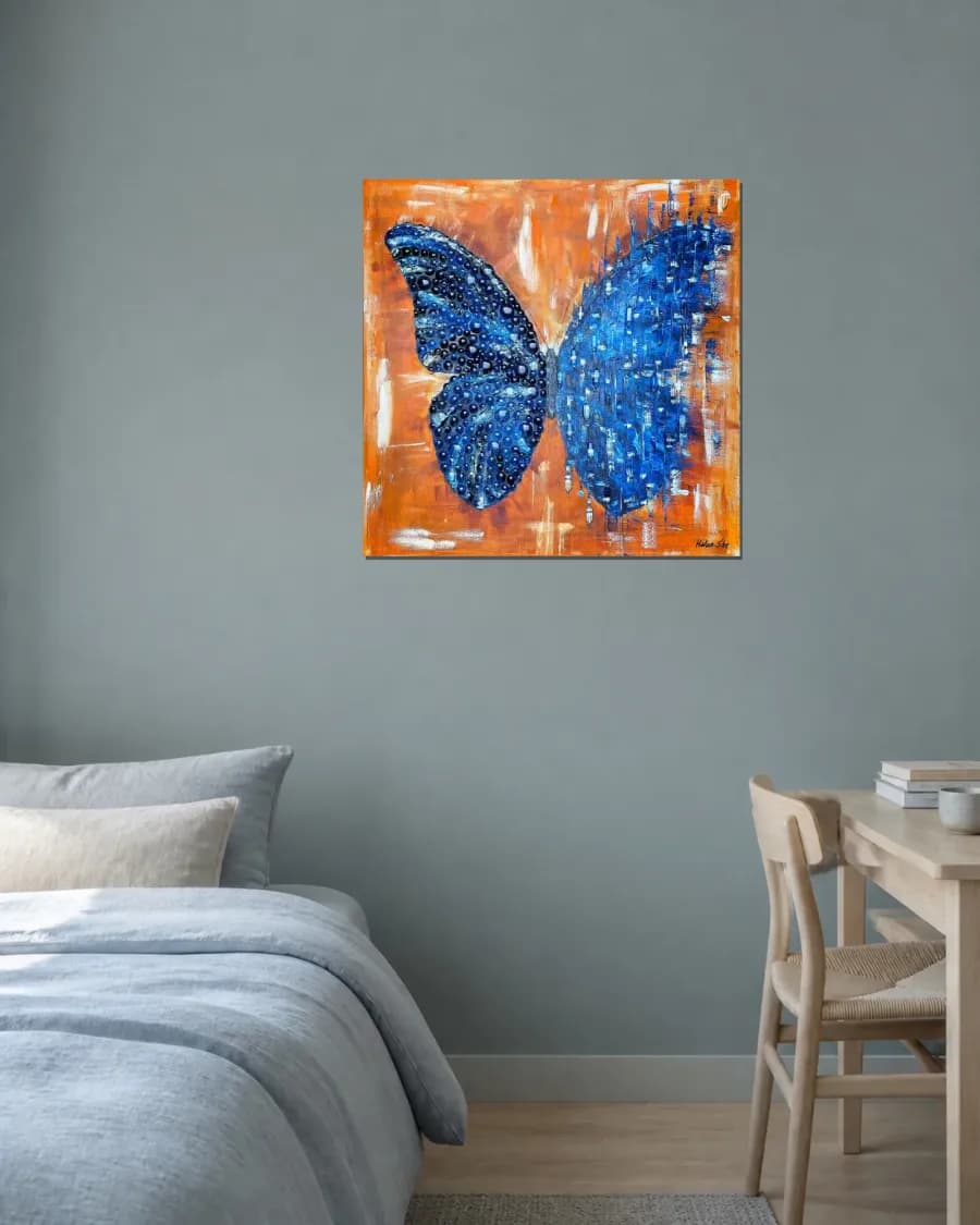 BUTTERFLY MATRIX CRISTAL shown in an interior