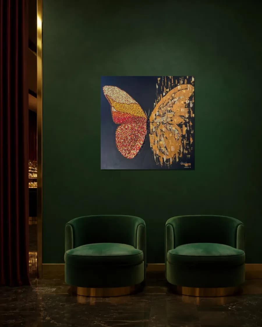 BUTTERFLY MATRIX ELEGANCE shown in an interior