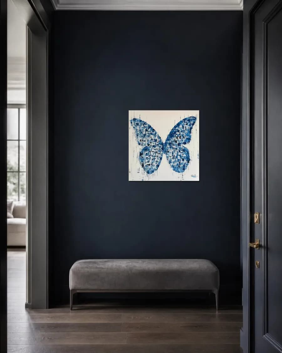 BUTTERFLY MATRIX LIBERTA shown in an interior