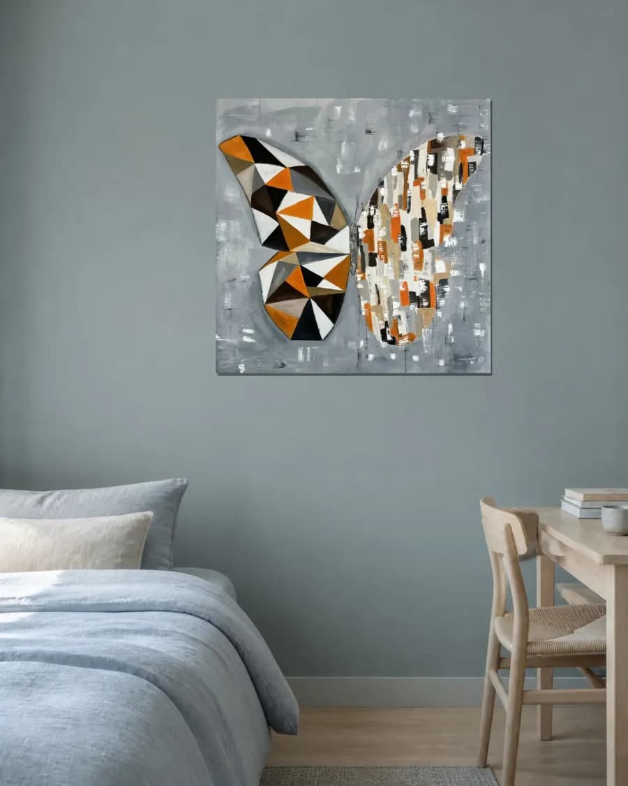 BUTTERFLY MATRIX PICASSO shown in an interior