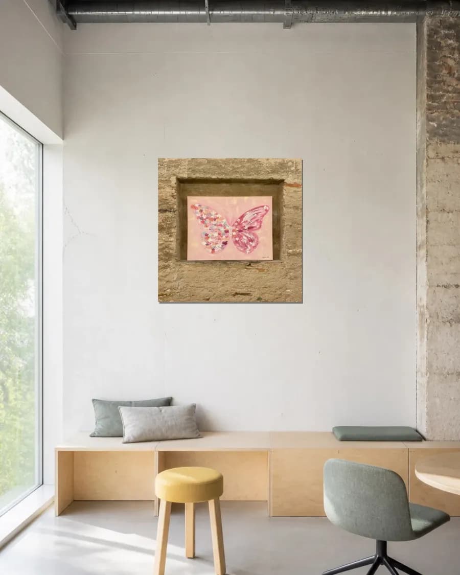 Floral Metamorphosis shown in an interior