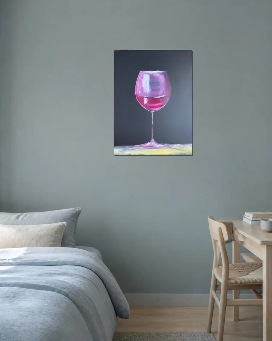 Holiday Cabernet Glow shown in an interior